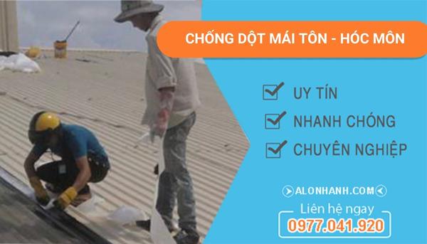 thi công chống dột mái tôn huyện hóc môn