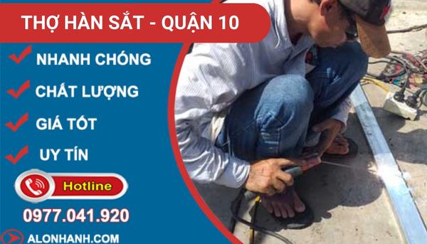 thi công hàn sắt quận 10