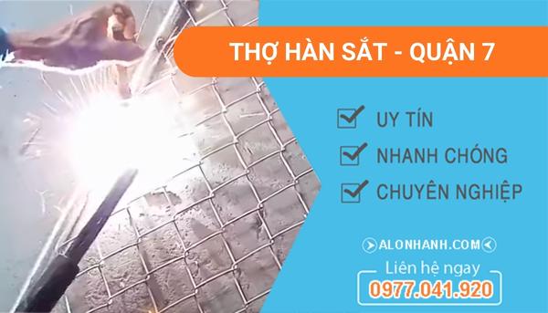 thi công hàn sắt quận 7