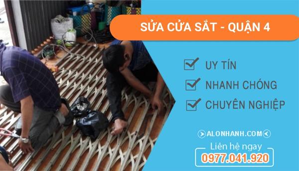 thi công sửa cửa sắt quận 4