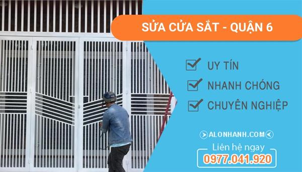 sửa cửa sắt quận 6