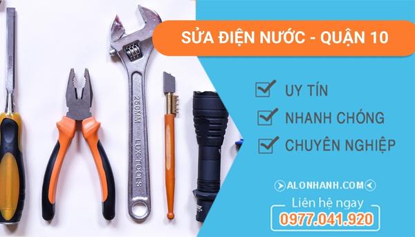 thi công sửa điện nước quận 10