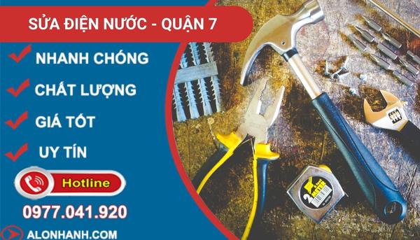 thi công sửa điện nước quận 7