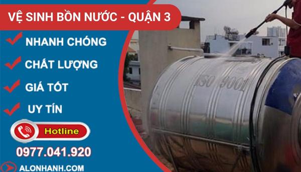 thi công vệ sinh bồn nước quận 3