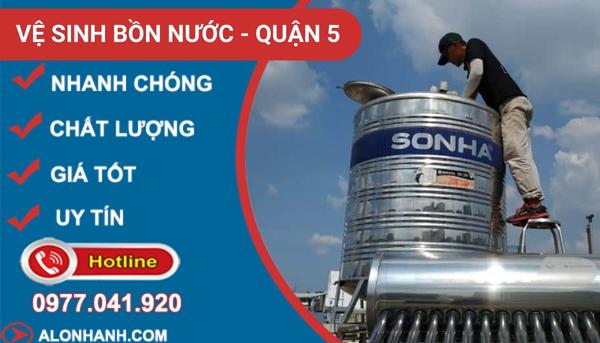 vệ sinh bồn nước quận 5