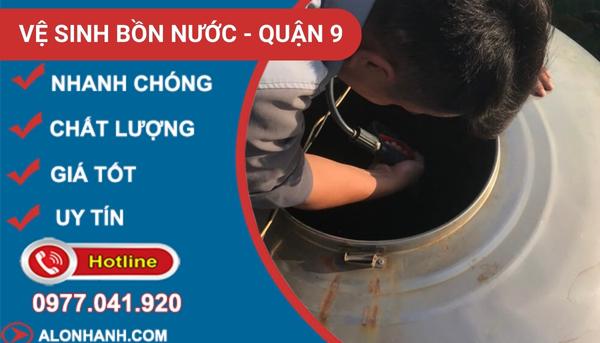 vệ sinh bồn nước quận 9