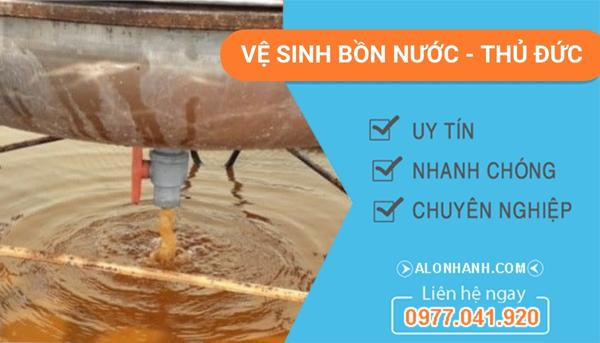 vệ sinh bồn nước thủ đức