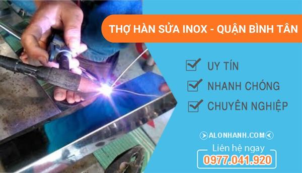 dịch vụ hàn sửa inox quận bình tân