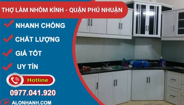 dịch vụ làm nhôm kính quận phú nhuận
