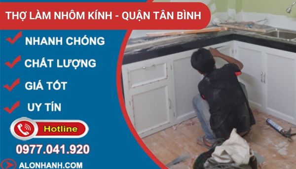 dịch vụ làm nhôm kính quận tân bình