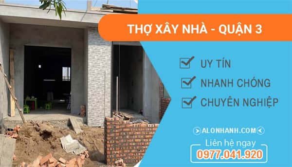 dịch vụ xây nhà quận 3
