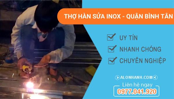 thợ hàn sửa inox quận bình tân