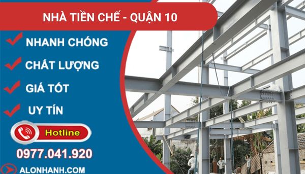 làm nhà tiền chế quận 10