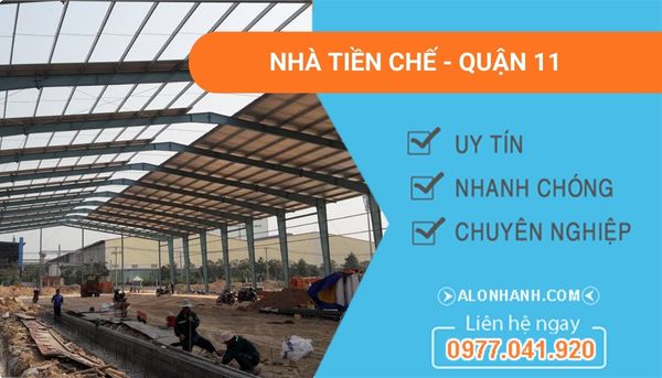 làm nhà tiền chế quận 11