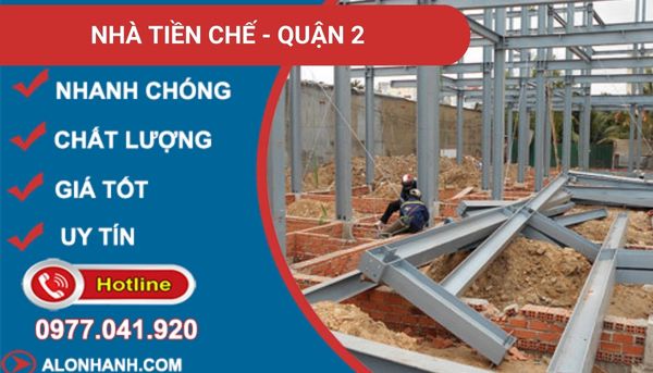 làm nhà tiền chế quận 2