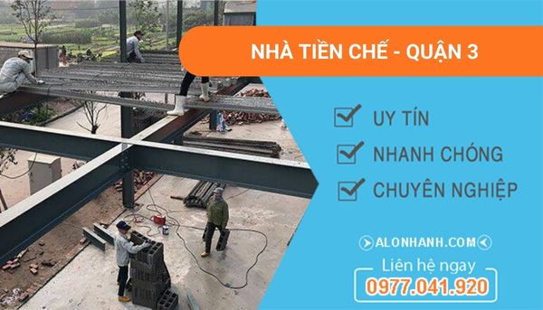 làm nhà tiền chế quận 3