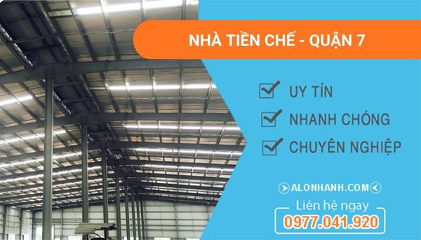 làm nhà tiền chế quận 7
