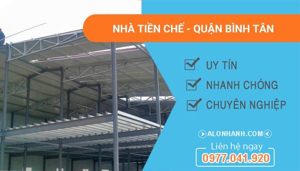 làm nhà tiền chế quận bình tân