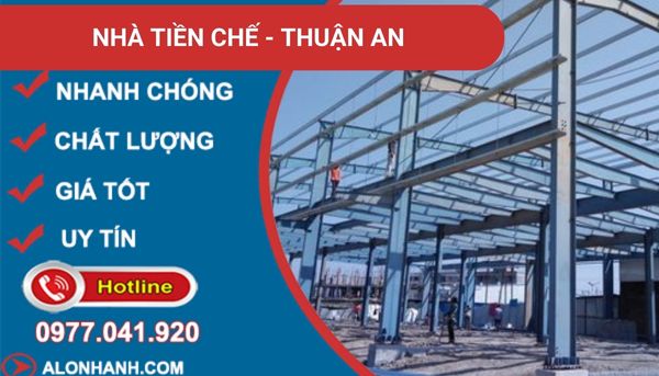 làm nhà tiền chế thuận an