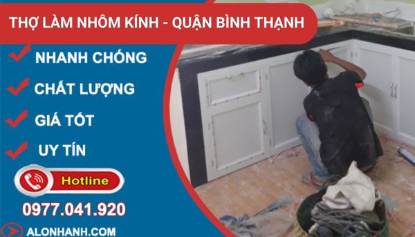 thợ làm nhôm kính quận bình thạnh