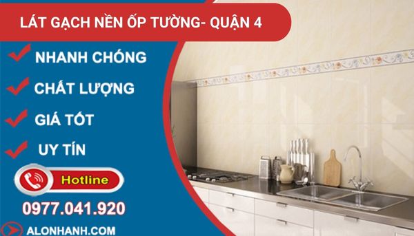 ốp gạch tường quận 4