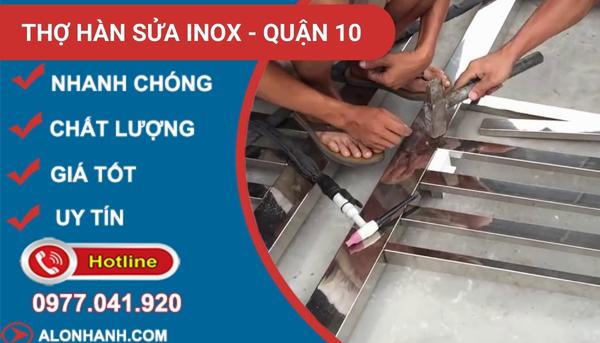 thi công hàn sửa inox quận 10