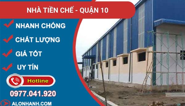 thợ làm nhà tiền chế quận 10