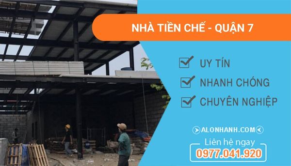 thợ làm nhà tiền chế quận 7