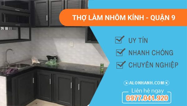 thi công làm nhôm kính quận 9