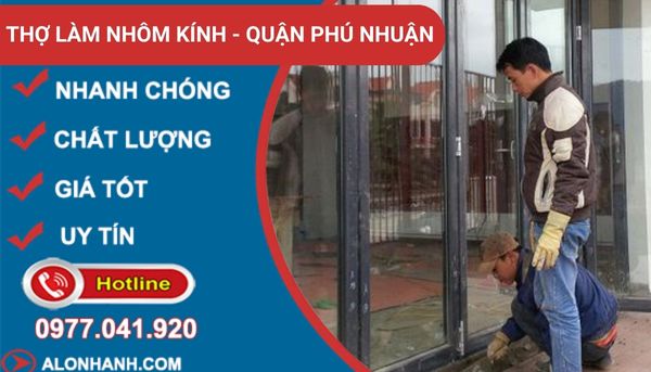 thi công làm nhôm kính quận phú nhuận