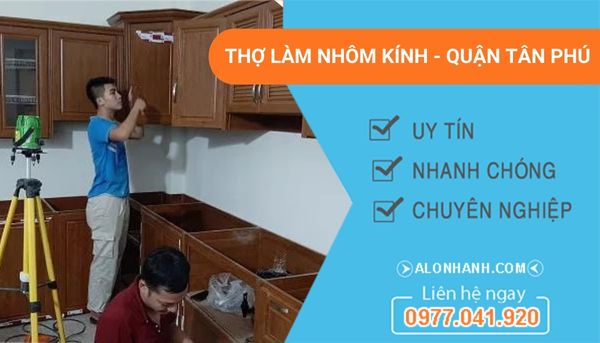 thi công làm nhôm kính quận tân phú