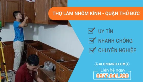 thi công làm nhôm kính quận thủ đức