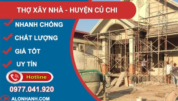 thợ xây nhà huyện củ chi