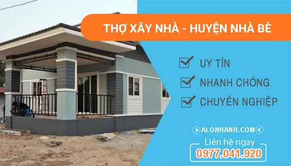 thợ xây nhà huyện nhà bè