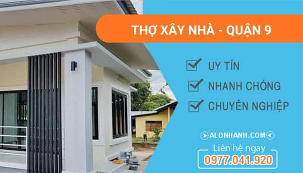 thợ xây nhà quận 9