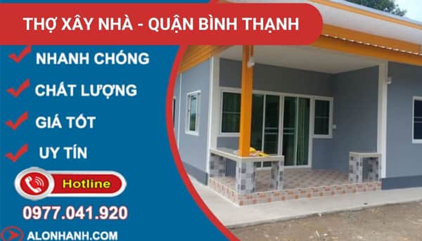 thợ xây nhà quận bình thạnh