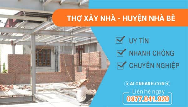 thợ xây nhà tại huyện nhà bè