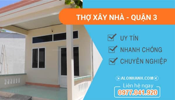 thợ xây nhà tại quận 3