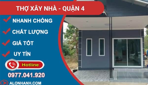 thợ xây nhà tại quận 4