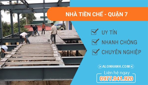 xây nhà tiền chế quận 7