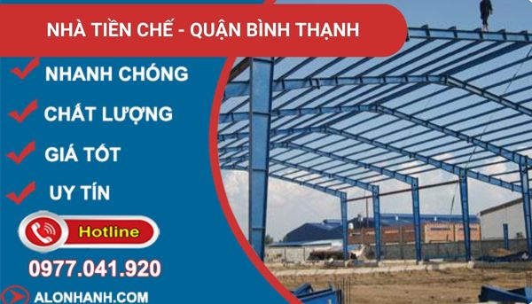 xây nhà tiền chế quận bình thạnh
