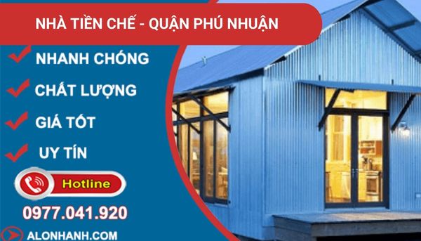 xây nhà tiền chế quận phú nhuận