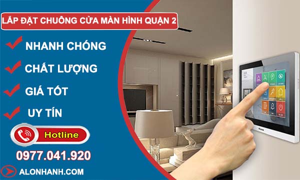 dịch vụ lắp đặt chuông cửa màn hình quận 2
