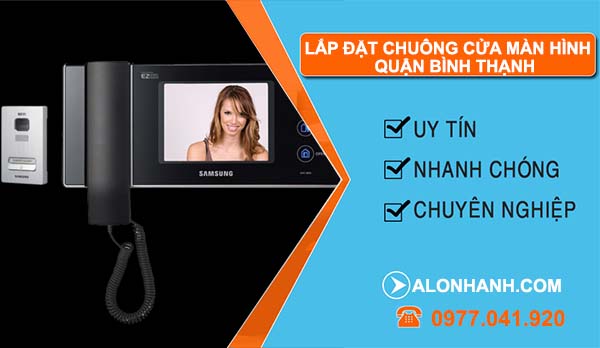 dịch vụ lắp đặt chuông cửa màn hình quận bình thạnh