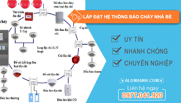 Dịch vụ lắp đặt hệ thống báo cháy huyện nhà bè