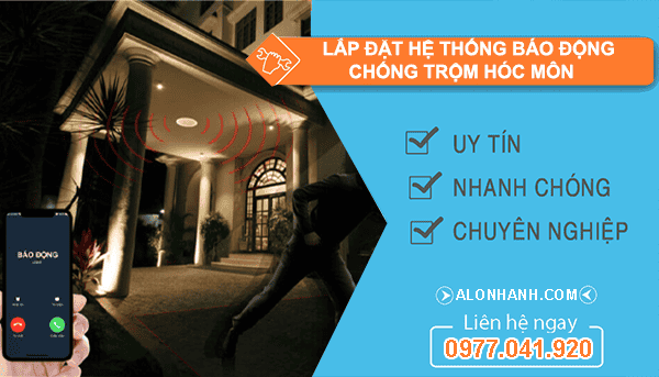 dịch vụ lắp đặt hệ thống báo động chống trộm hóc môn