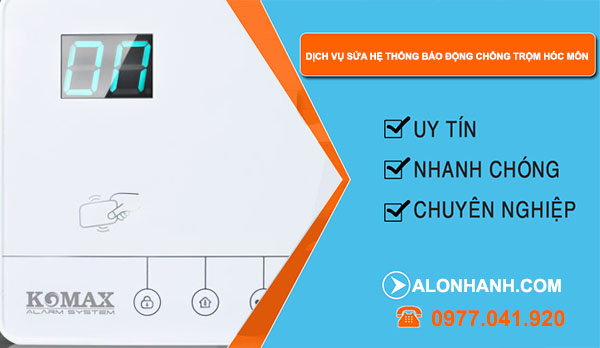 Dịch vụ sửa hệ thống báo động chống trộm Hóc Môn