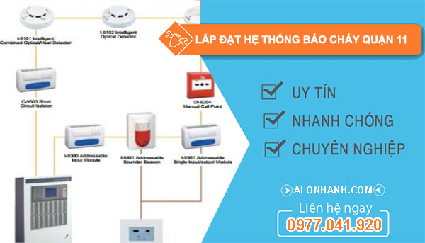 Lắp đặt hệ thống báo cháy quận 11