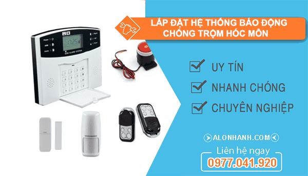 lắp đặt hệ thống báo động chống trộm hóc môn