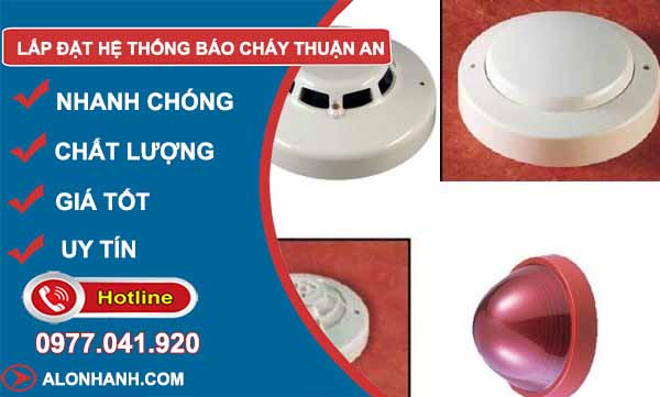 Lắp hệ thống báo cháy thuận an